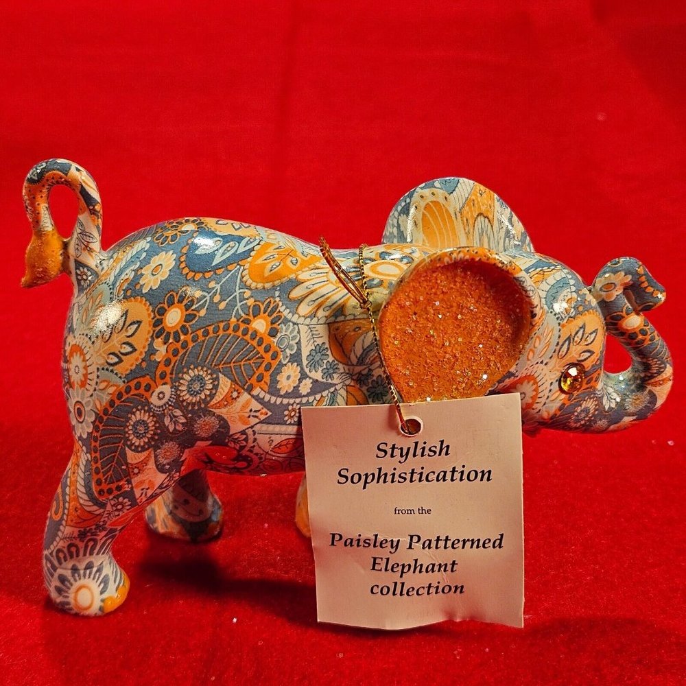 Stylish Sophistication of the Paisley Patterned Elephant Collection by Hamilton - Picture 4 of 10